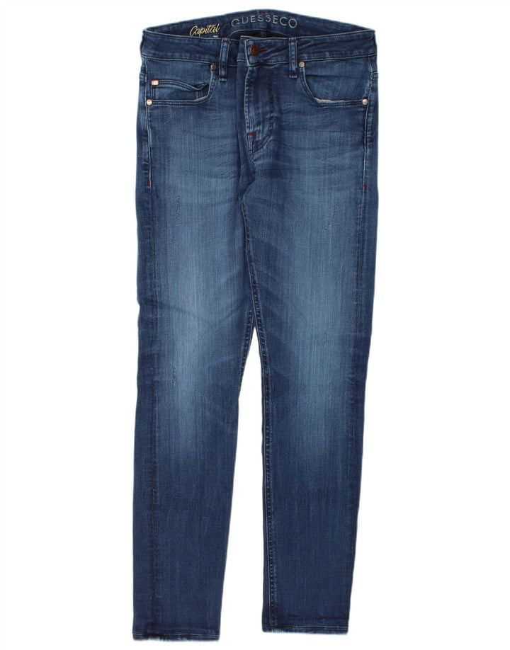 Guess Ανδρικό Slim Jeans W32 L30 Blue Lyocell