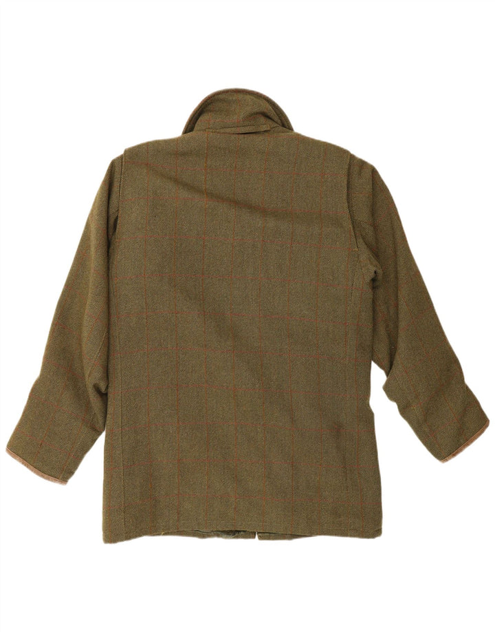 Musto Mens Performance Utility Jacket UK 38 Medium Khaki Check New Wool