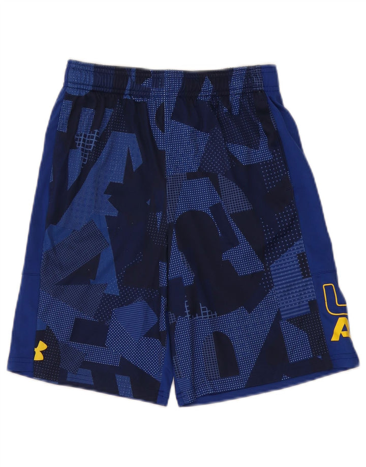 Under Armour Boys Graphic Sport Short 9-10 Years Medium Blue Geometric