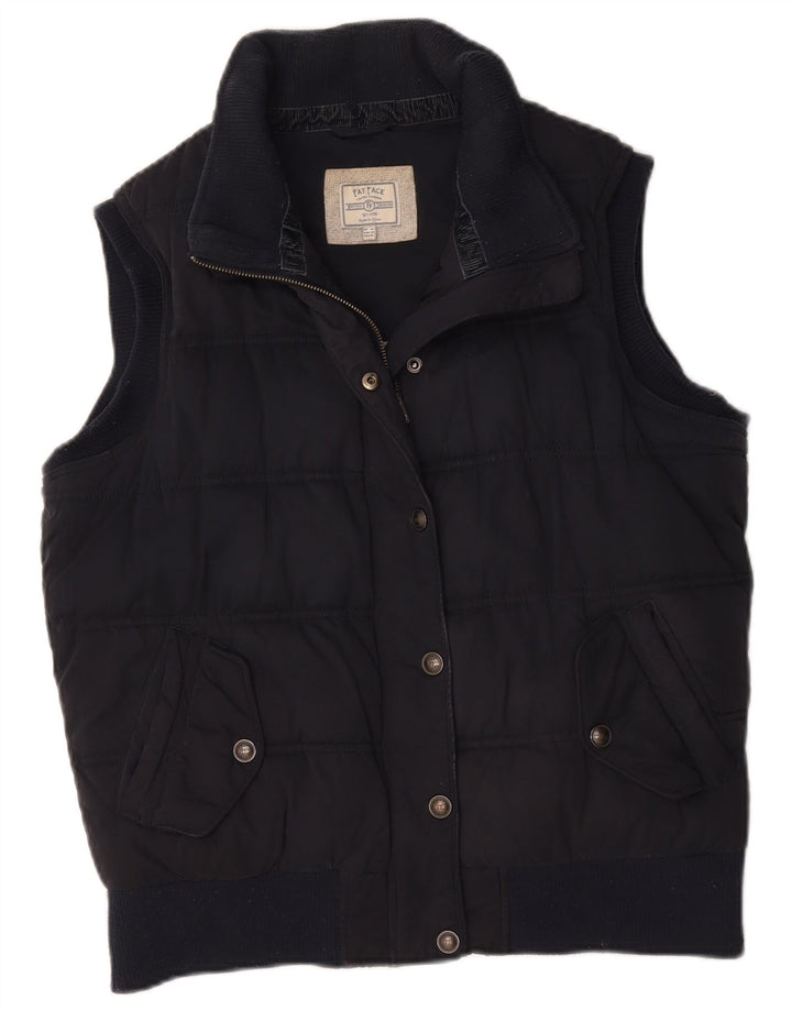 Fat Face Γυναικείο Gilet UK 14 Large Navy Blue Polyester