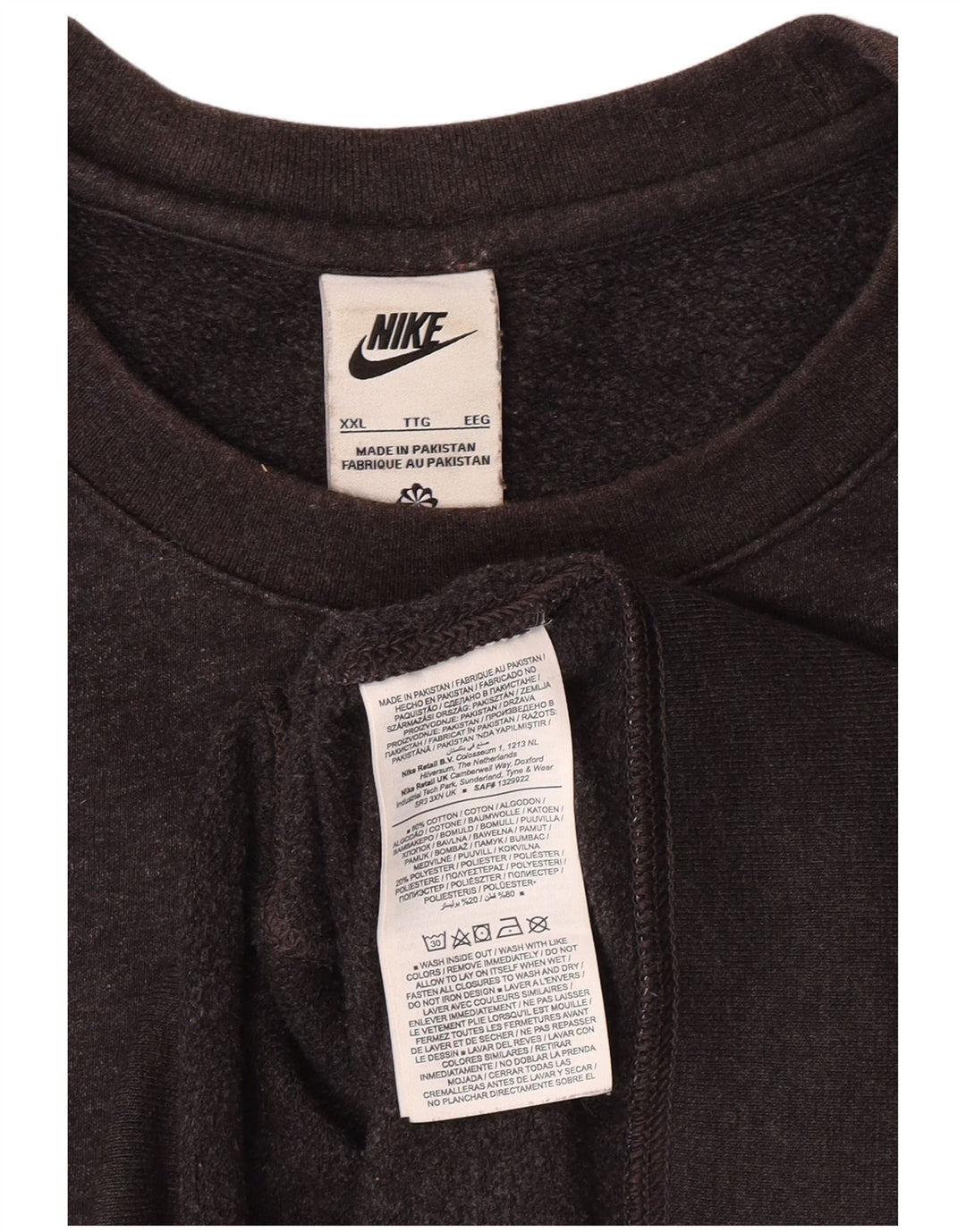Ανδρικό φούτερ NIKE Jumper 2XL Γκρι βαμβακερό