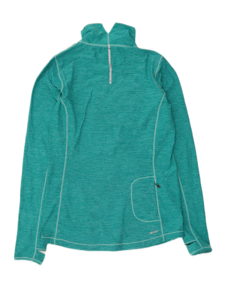 New Balance Γυναικεία φόρμα πουλόβερ με φερμουάρ Top UK 12 Medium Green