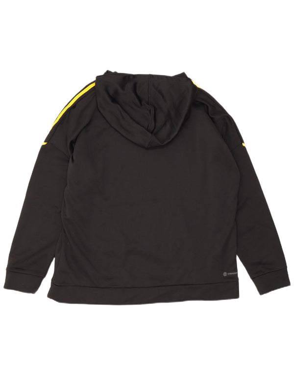 Adidas Ανδρικό γραφικό κουκούλα Jumper XL Μαύρο πολυεστέρα