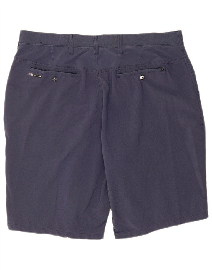 Ανδρικό σορτς Chino Hurley W36 Large Navy Blue Nylon