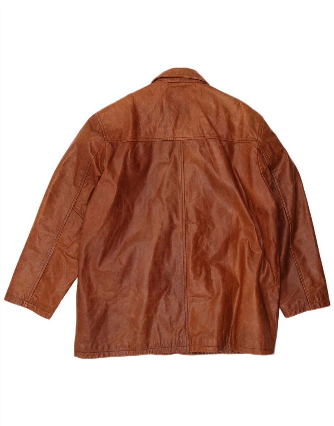 UNION RIVER Ανδρικό Δερμάτινο Μπουφάν UK 42 XL Καφέ Δερμάτινο