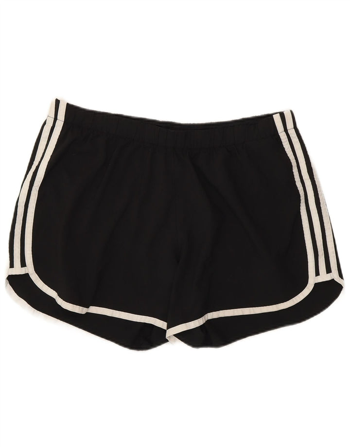 Γυναικείο αθλητικό σορτς Adidas Climalite UK 14 μεσαίο μαύρο πολυεστέρα