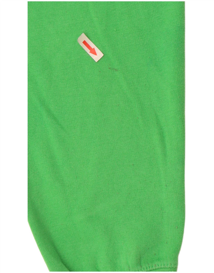 Zara Γυναικεία φούτερ Crop Jumper UK 14 Medium Green Polyester