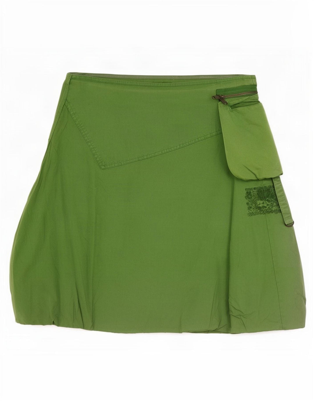 Desigual Γυναικεία Bubble Φούστα EU 38 Medium W30 Green