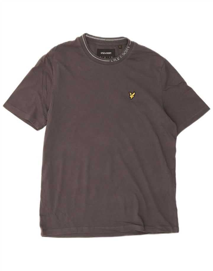 Ανδρικό T-Shirt Lyle & Scott Top Μεσαίο γκρι βαμβακερό