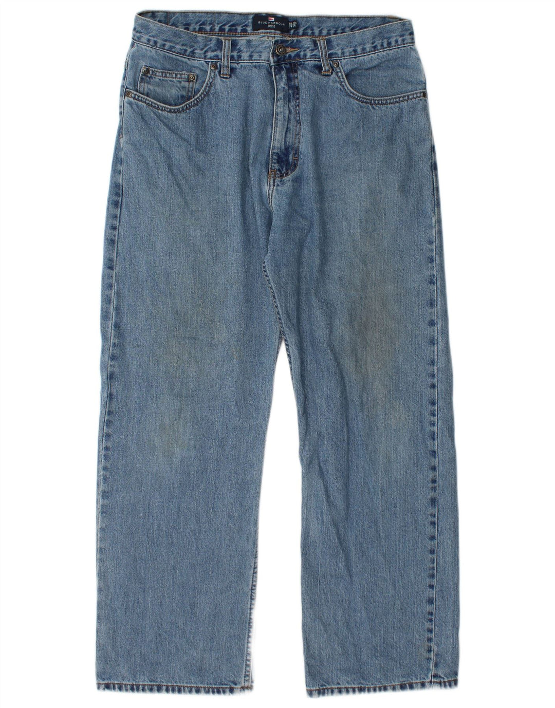 Ανδρικό τζιν Marks & Spencer Blue Harbor Straight W34 L29 Blue Cotton