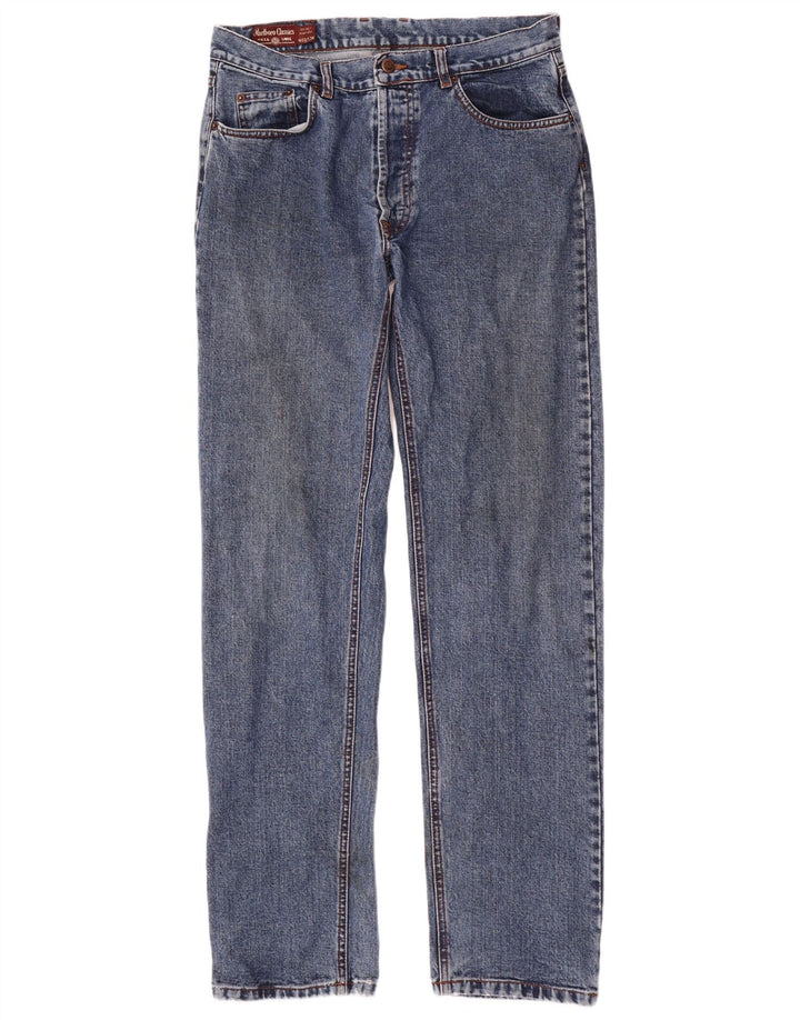 MARLBORO CLASSICS Ανδρικό τζιν ίσιο W33 L34 Μπλε βαμβακερό