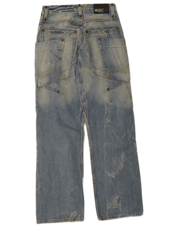 Mogul Mens Cargo Loose Jeans W28 L33 Μπλε βαμβακερό
