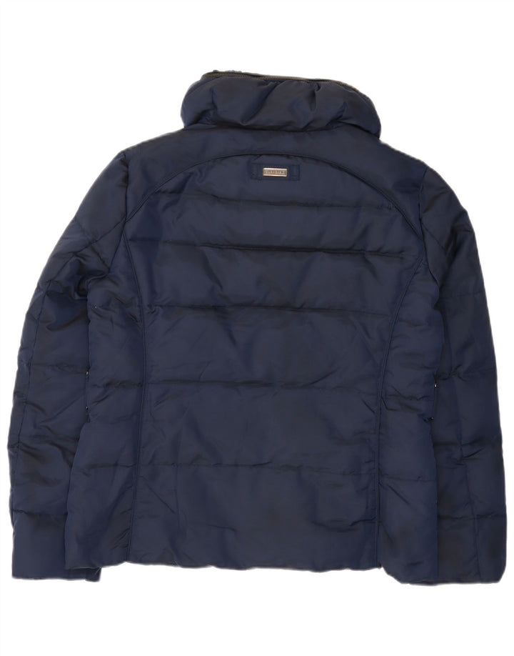 Zara Γυναικείο μπουφάν UK 18 XL Navy Blue Nylon