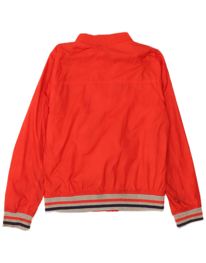 Timberland Boys Bomber Jacket 13-14 Years Red Colourblock Polyester