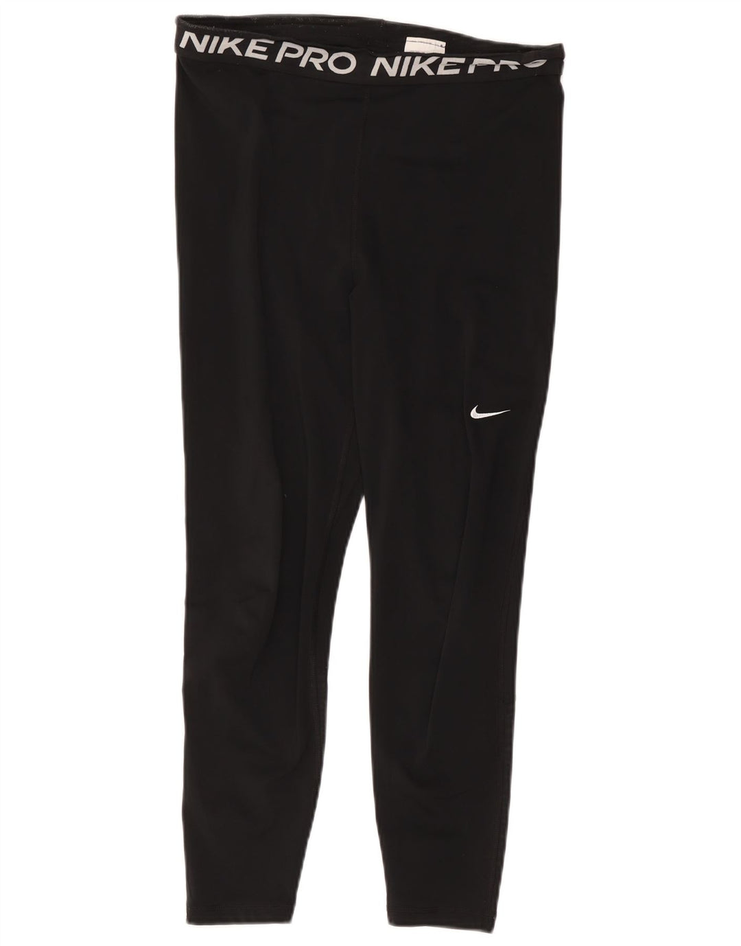 Γυναικεία γραφικά κολάν Nike Dri Fit Crop UK 14 Large Black Polyester