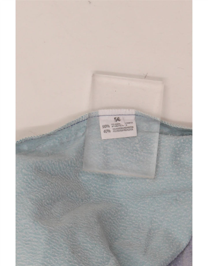 Ανδρική φόρμα αθλητικής φόρμας γραφικών ASICS μεσαίου μπλε χρώματος πολυαμίδης