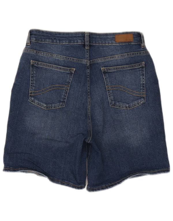 Fat Face Γυναικείο τζιν σορτς Darley UK 12 Medium W28 Μπλε βαμβακερό