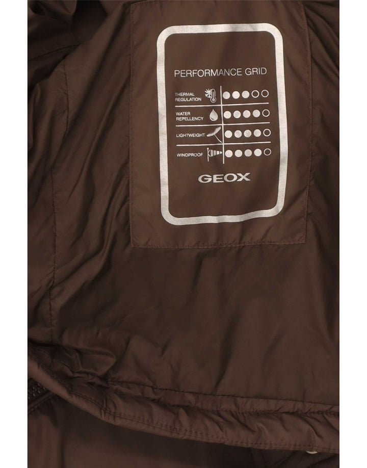 Ανδρικό μπουφάν Geox Regular Fit padded UK 38 Medium Brown