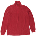 Lotto Ανδρικό φερμουάρ Fleece Jumper Μεσαίου Κόκκινου Πολυεστέρα