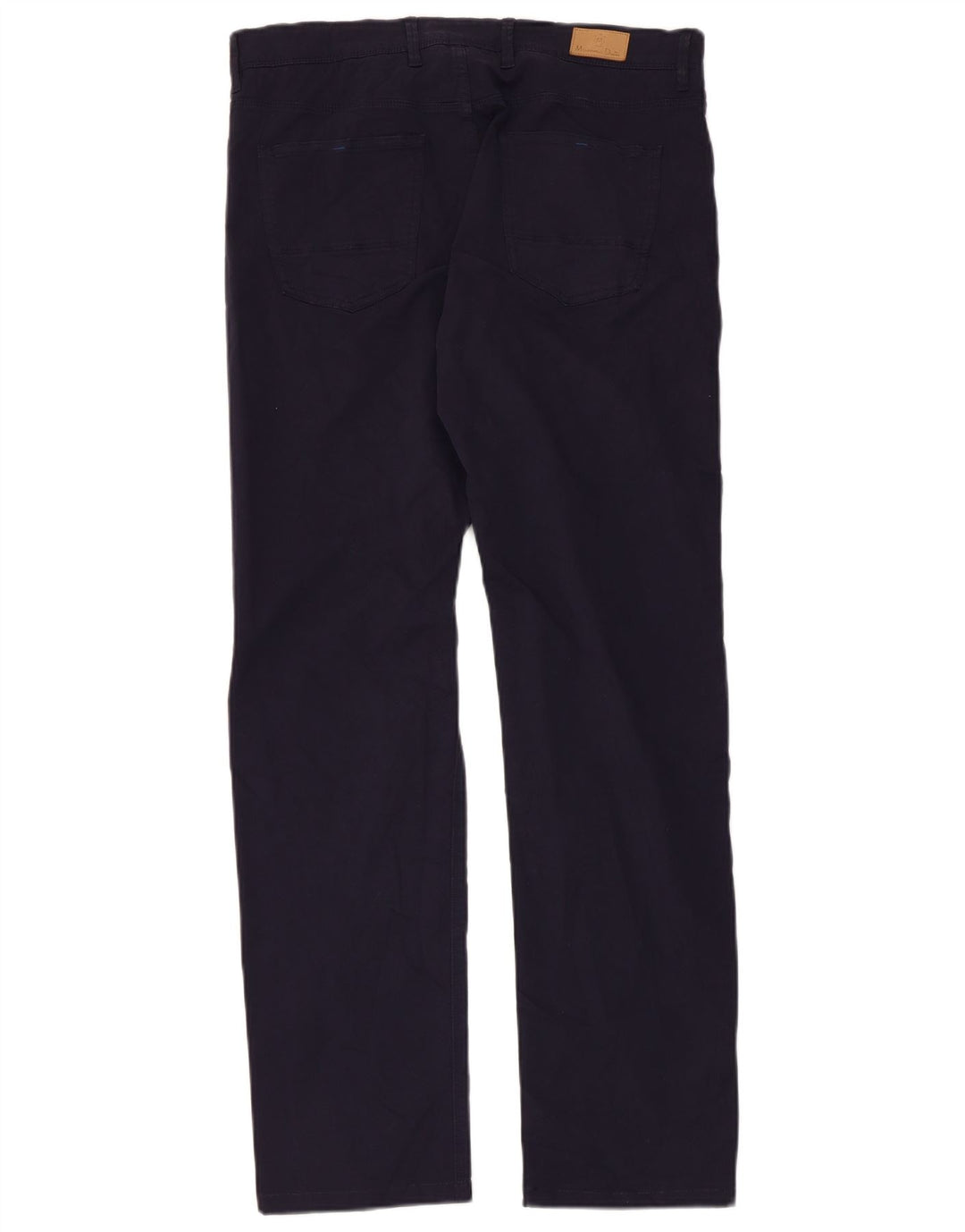 MASSIMO DUTTI Ανδρικό Slim Fit Casual Παντελόνι EU 42 Large W32 L31 Navy Blue