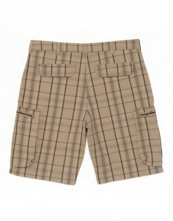 Ανδρικό σορτς Nike Cargo Medium W30 Μπεζ καρό βαμβακερό