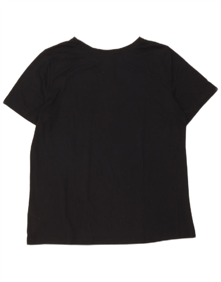 Γυναικείο γραφικό μπλουζάκι Nike Top UK 14 Μεσαίο μαύρο πολυεστέρα