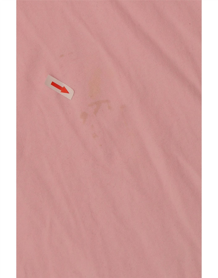 Ανδρικό T-Shirt Crew Clothing Top 3XL Ροζ Βαμβακερό