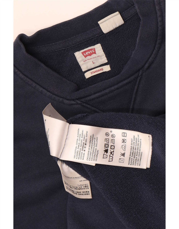 Ανδρικό φούτερ Levi's Standard Jumper Large Navy Blue