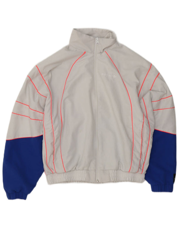 Γυναικεία αθλητική φόρμα Adidas Top Jacket UK 12 Medium Blue Colorblock Sports