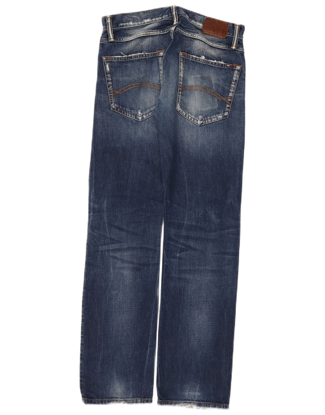 Tommy Hilfiger Γυναικεία Ryder Distressed Regular Straight Jeans W29 L32 Blue