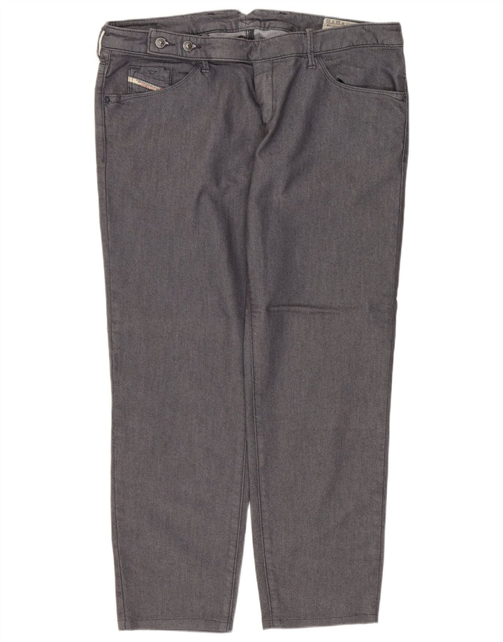 Diesel γυναικείο ίσιο τζιν W32 L26 Γκρι βαμβακερό