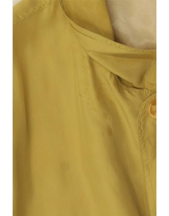 Vintage Ανδρικό Utility Jacket UK 44 2XL Yellow Silk
