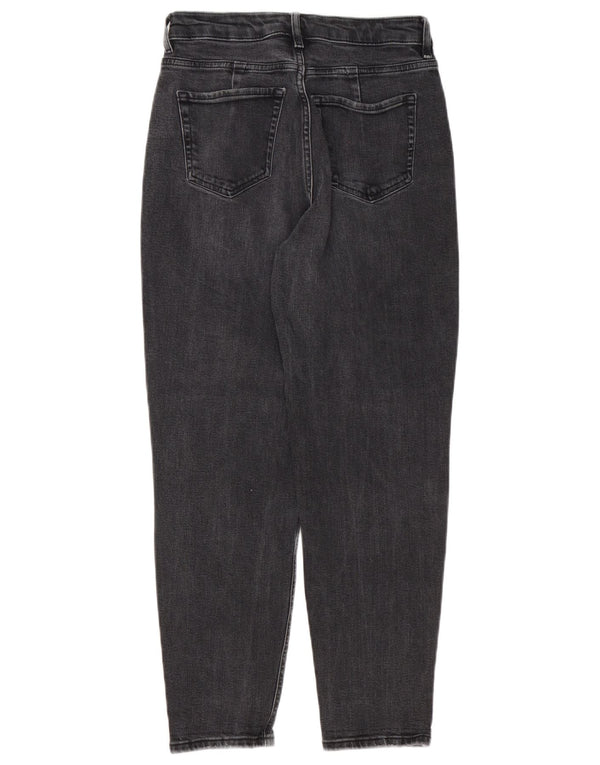 Marks & Spencer Γυναικεία Mom Tapered Jeans UK 8 Small W28 L26 Black