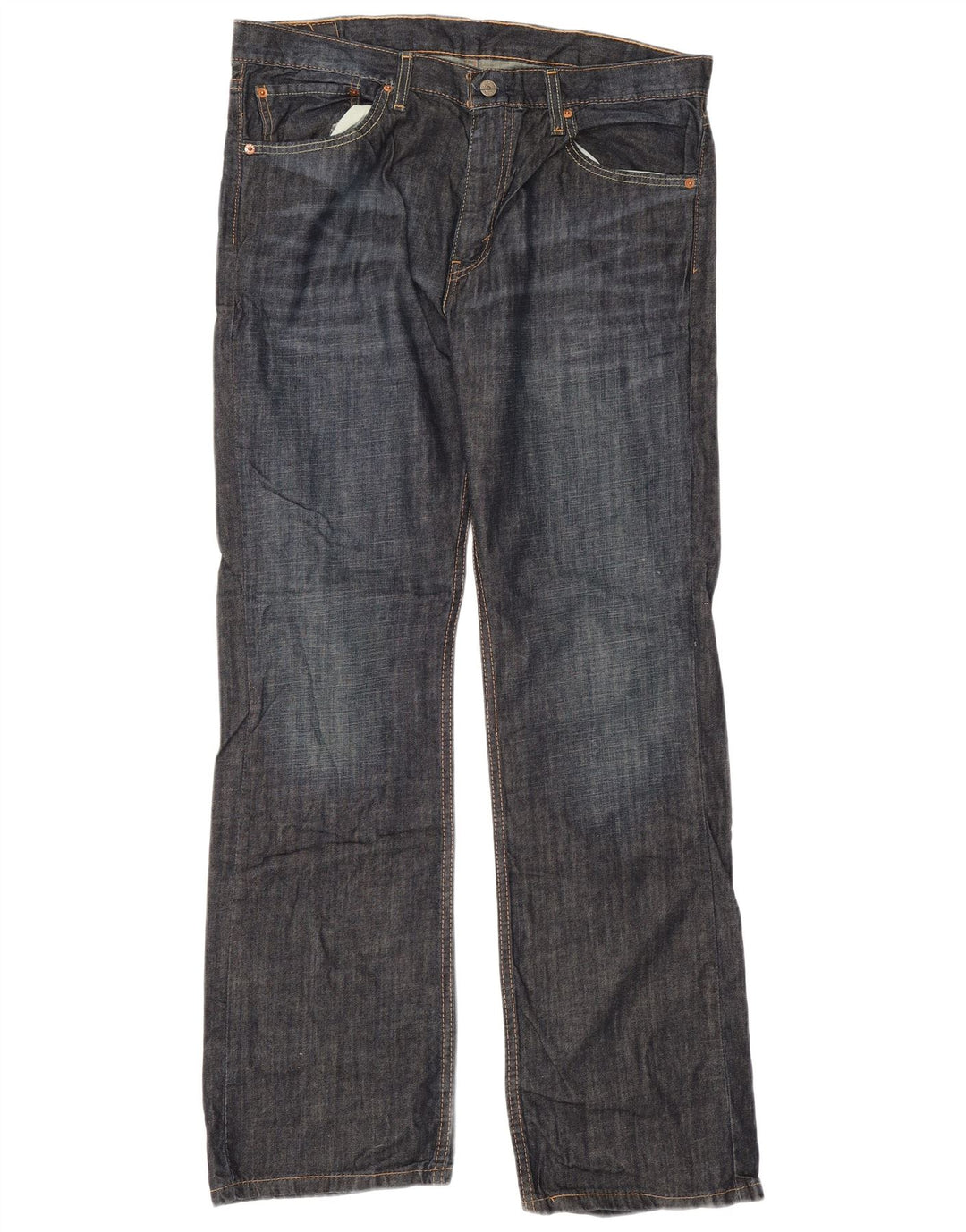 Levi's Mens 527 Bootcut Jeans W36 L32 Navy Blue Cotton