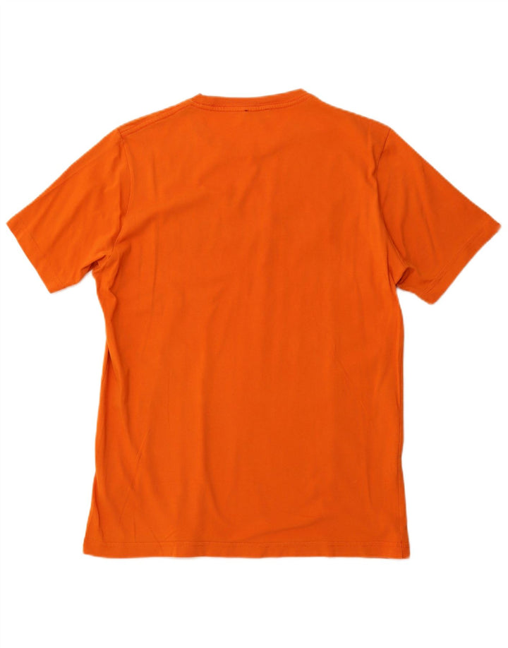 Ανδρικό γραφικό T-Shirt DIESEL Top Μεσαίο πορτοκαλί βαμβακερό