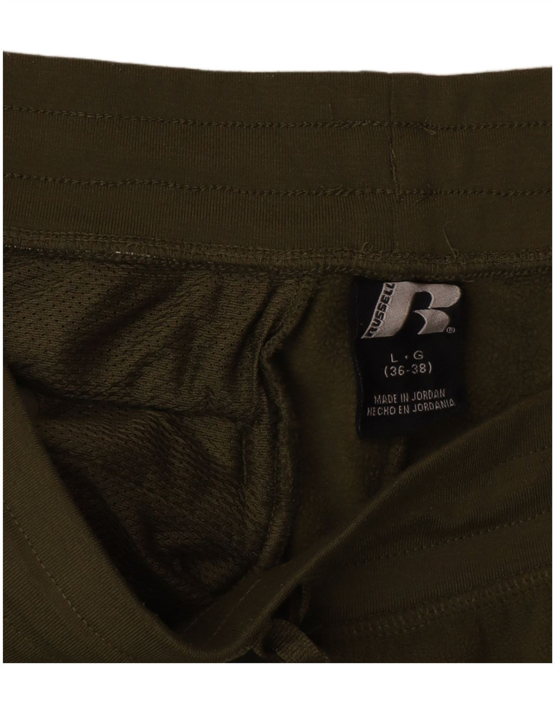 Russell Athletic Ανδρική φόρμα αθλητικής φόρμας Joggers Large Khaki Colourblock