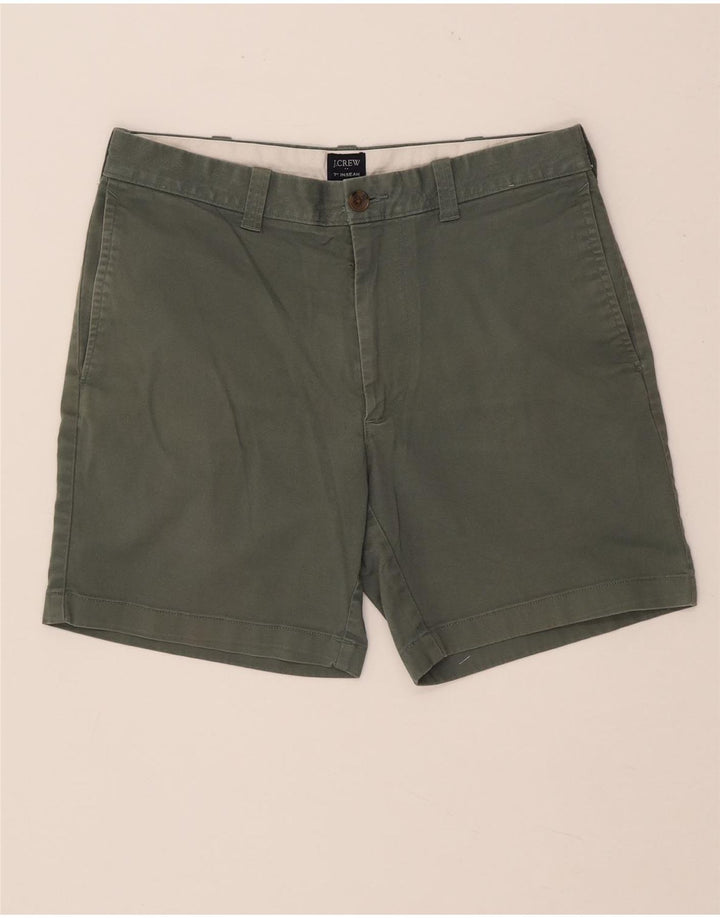 Ανδρικό σορτς Chino J. Crew W31 από μεσαίο χακί βαμβακερό