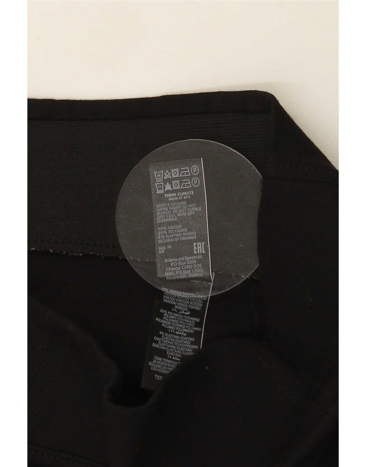 Marks & Spencer Γυναικεία Κολάν UK 14 Μεγάλη μαύρη βισκόζη