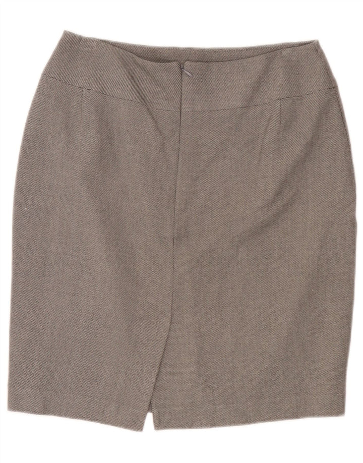Marks & Spencer Γυναικεία Pencil Φούστα UK 10 Small W30 Grey Polyester