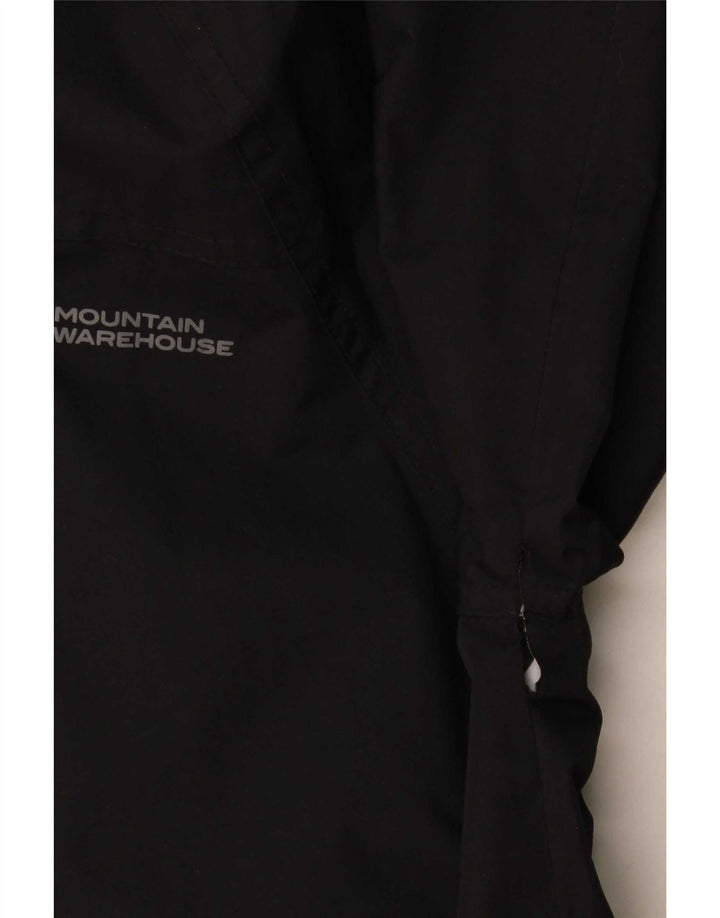 Ανδρικό μπουφάν βροχής με κουκούλα Mountain Warehouse UK 36 Small Black Polyester