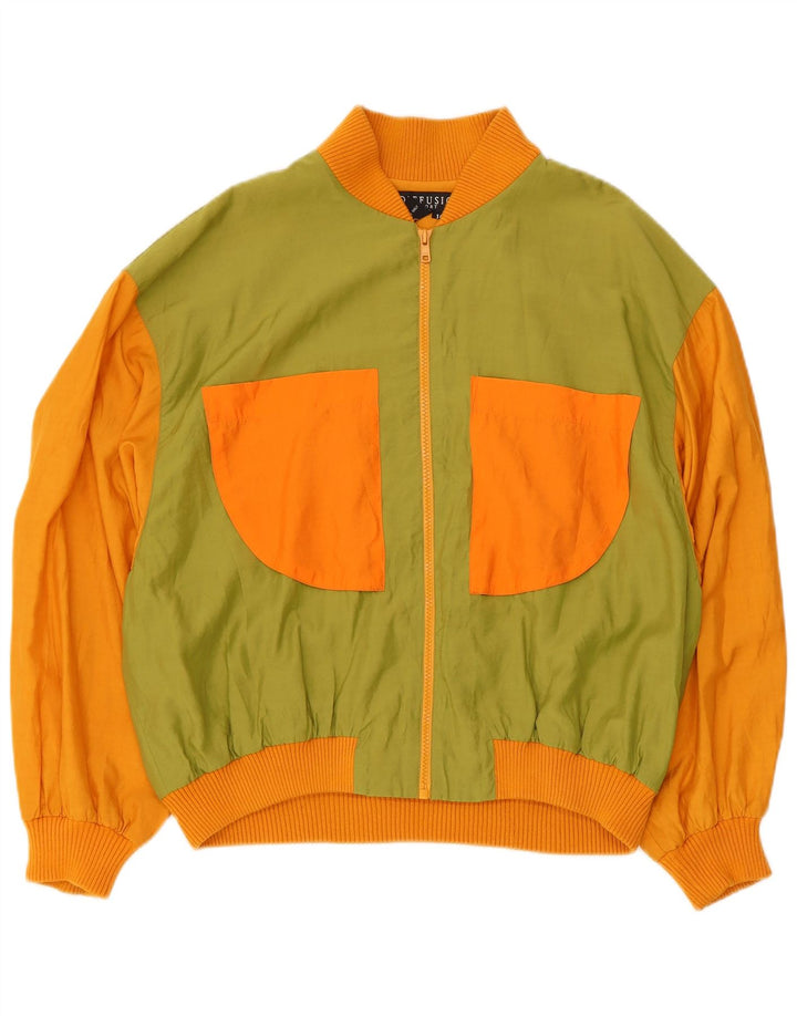 I.B Diffusion Γυναικείο Μπουφάν γραφικών Bomber US 10 Large Green Colourblock