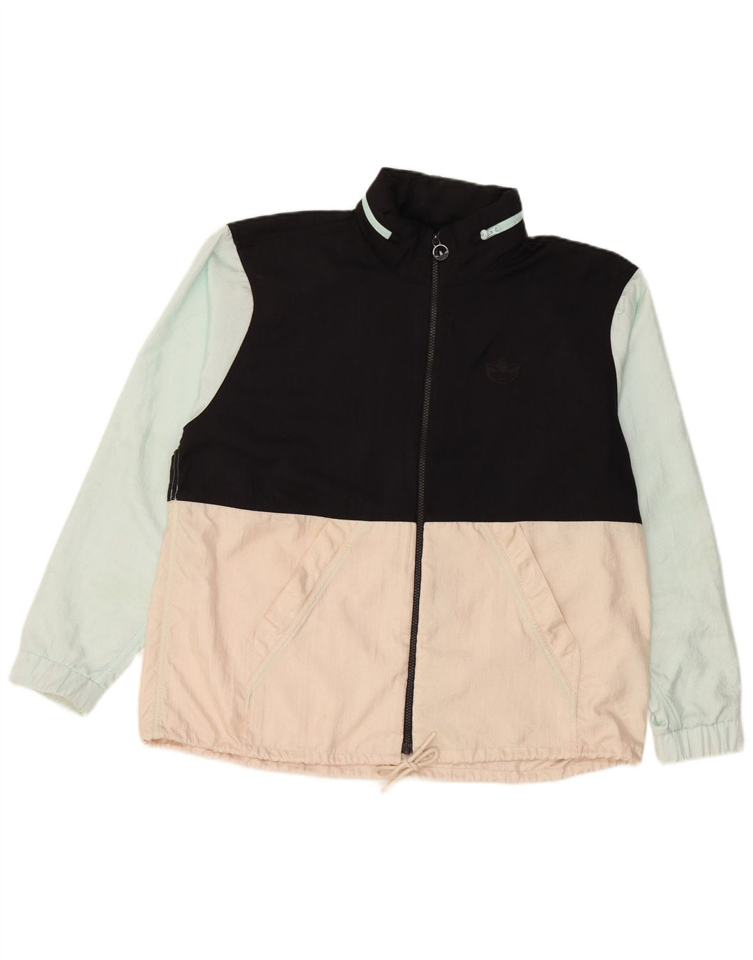 Γυναικεία αθλητική φόρμα ADIDAS Top Jacket UK 12 μεσαία πολύχρωμα μπλοκ