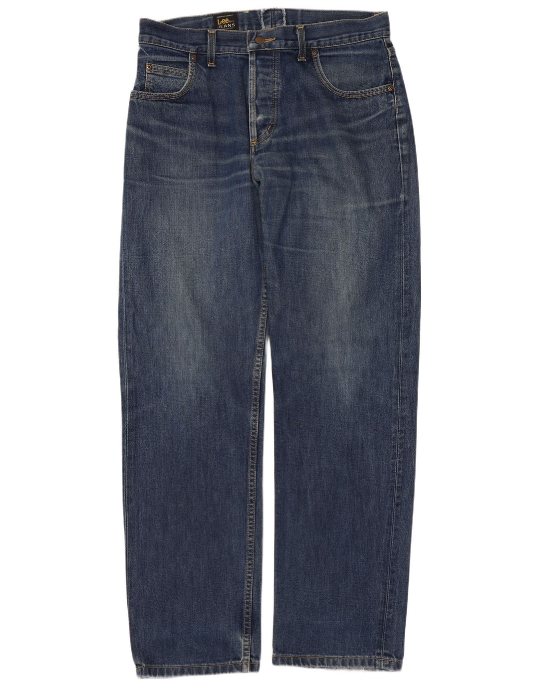 Lee Mens Seattle Loose Jeans W32 L34 Blue Cotton