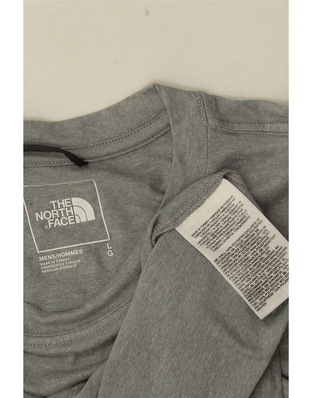 Ανδρικό T-Shirt North Face Top Large Grey Polyester