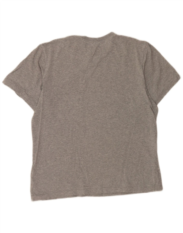Ανδρικό T-Shirt Nike, Βαμβακερό μεσαίο γκρι με φλύκταινες