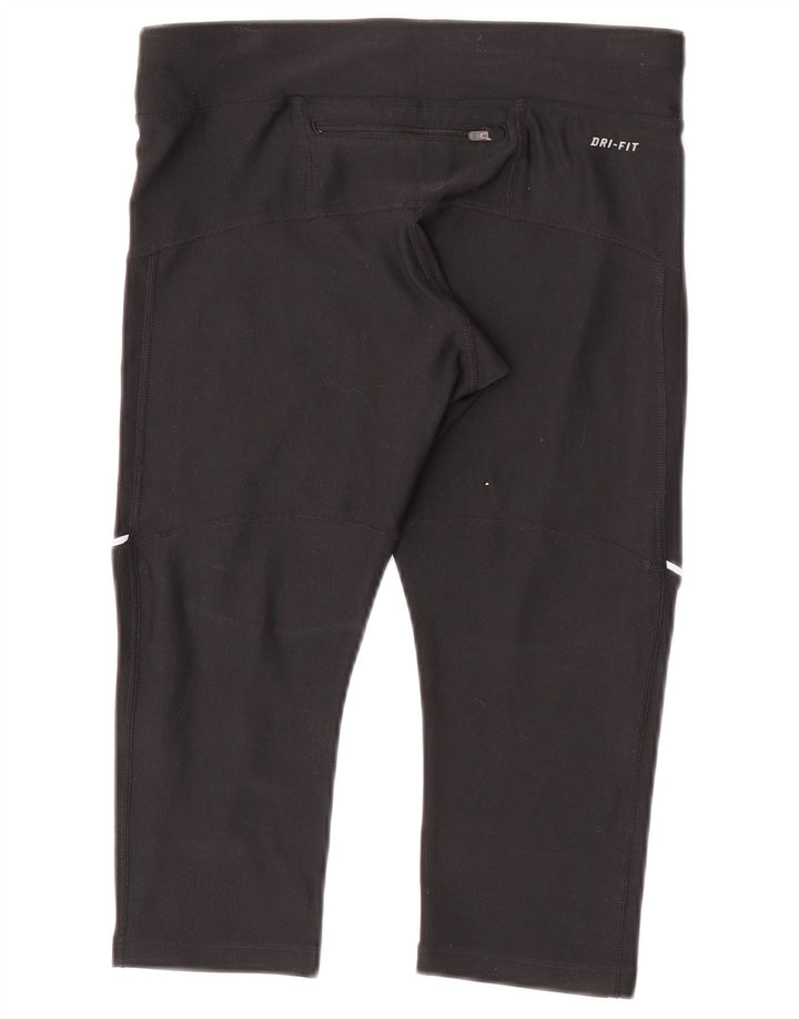 Nike Γυναικεία κολάν Capri UK 8 Small Black Polyester