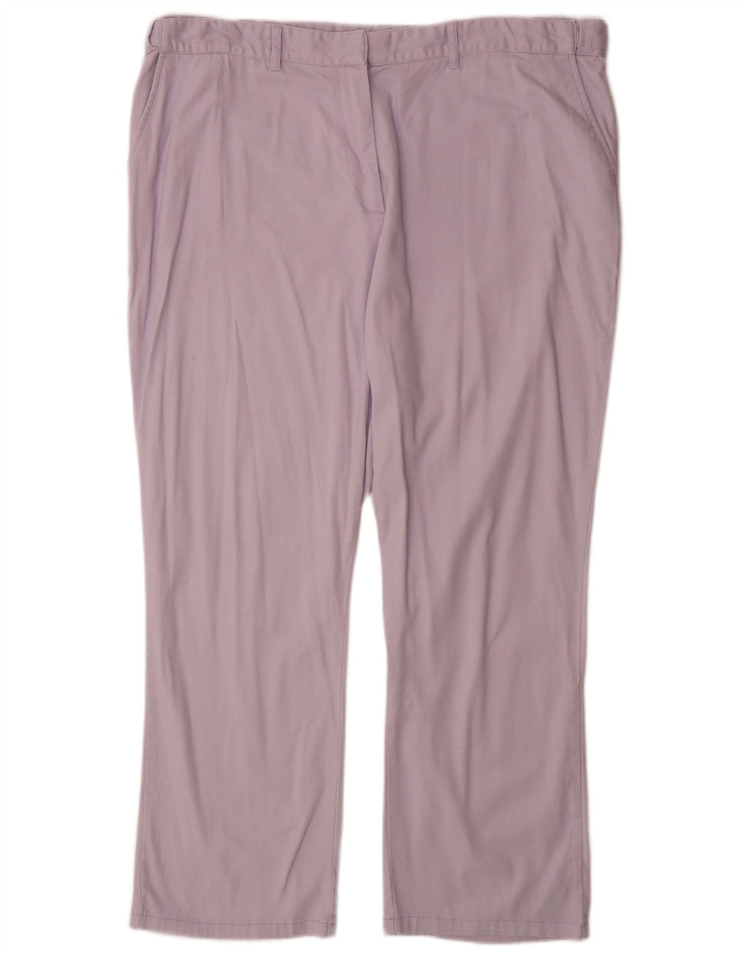 COTTON TRADERS Γυναικείο ίσιο παντελόνι Chino UK 22 3XL W40 L30 Purple