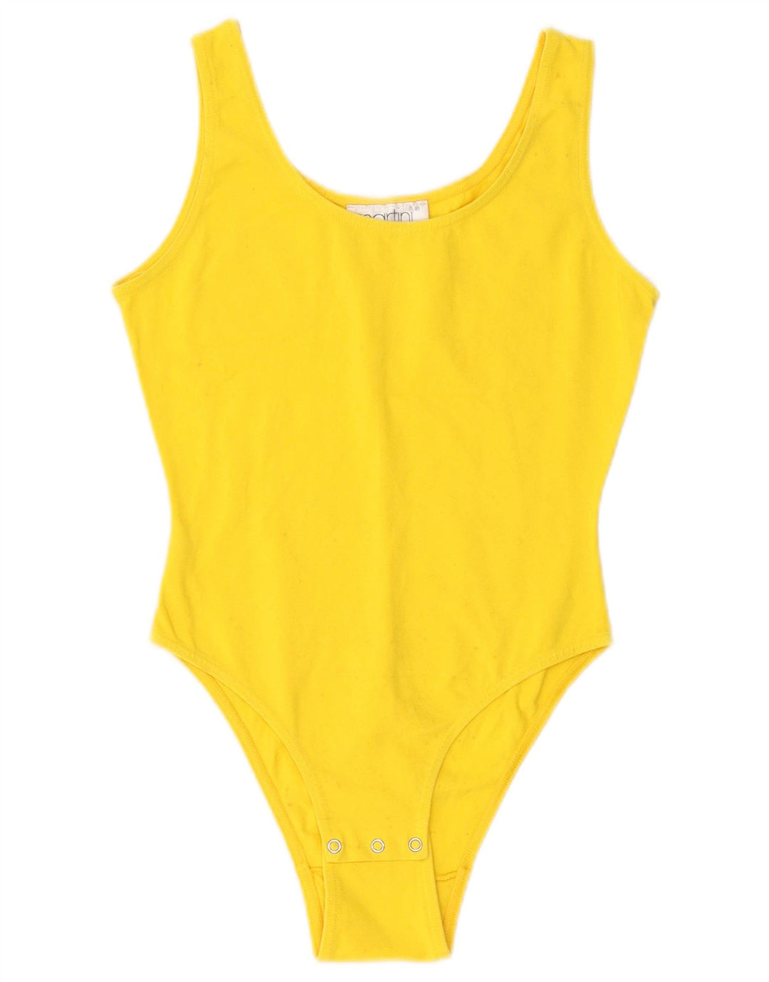 Vintage γυναικείο κορμάκι UK 6 XS Yellow