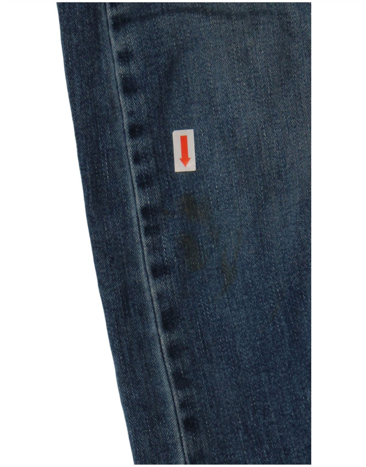 Marks & Spencer Γυναικεία Slim Jeans W30 L33 Blue Cotton