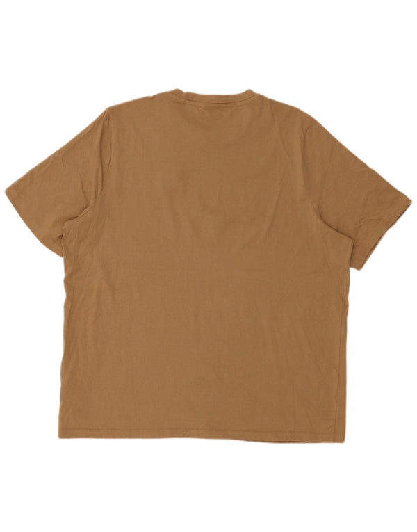 Ανδρικό T-Shirt Puma Top 2XL Μπεζ βαμβακερό